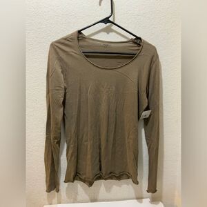 Majestic Paris brown  long sleeve shirt size M